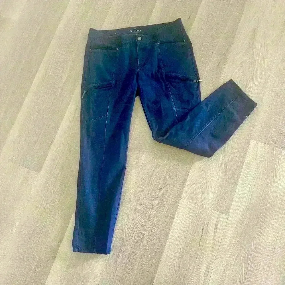 WHBM The Skinny Ankle Pant - Navy, Size 4 - Picture 2 of 11